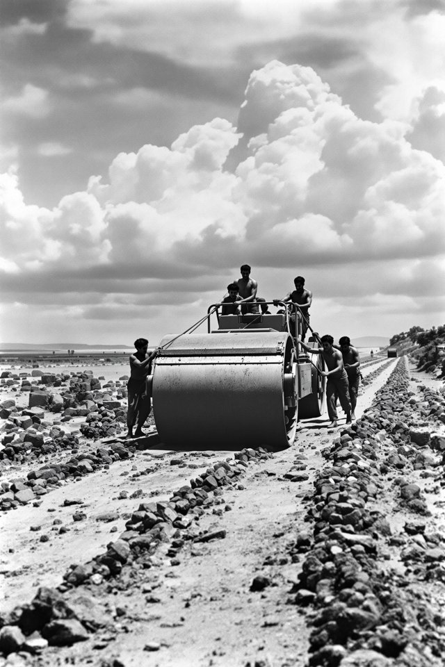 大路（1934）黑白电影海报